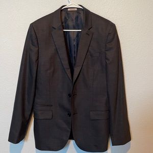 Express Men’s Charcoal Suit Jacket 38 R